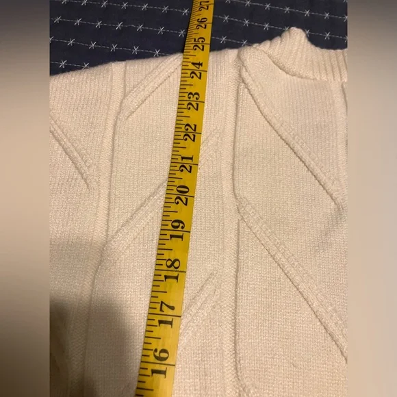 Cable Knit Long Sleeve Open Front Cardigan Sheep V-Neck Button Down Sweater - Picture 15 of 15